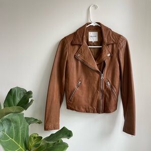 Madewell Brown Leather Jacket